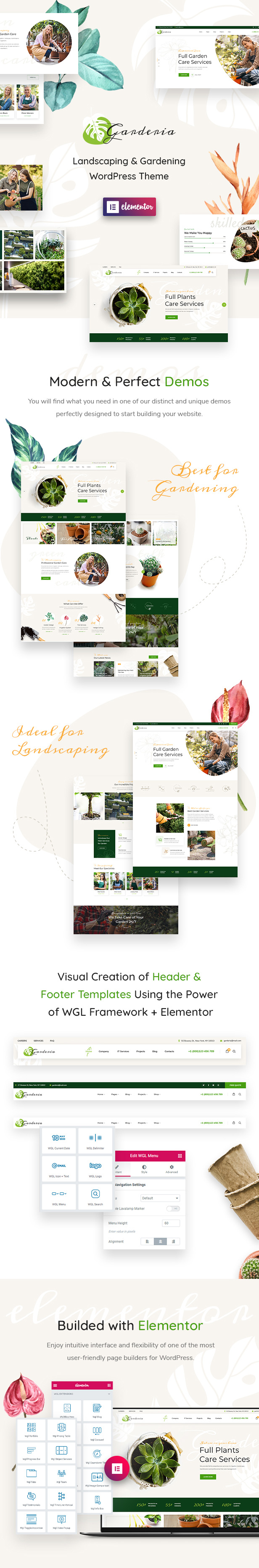 Garderia - Landscaping & Gardening  Wordpress Theme - 2