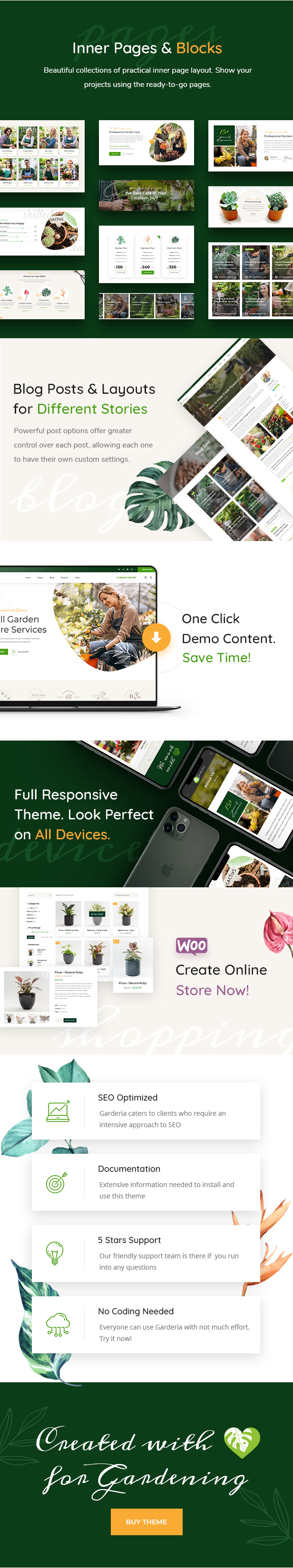 Garderia - Landscaping & Gardening  WordPress Theme - 2